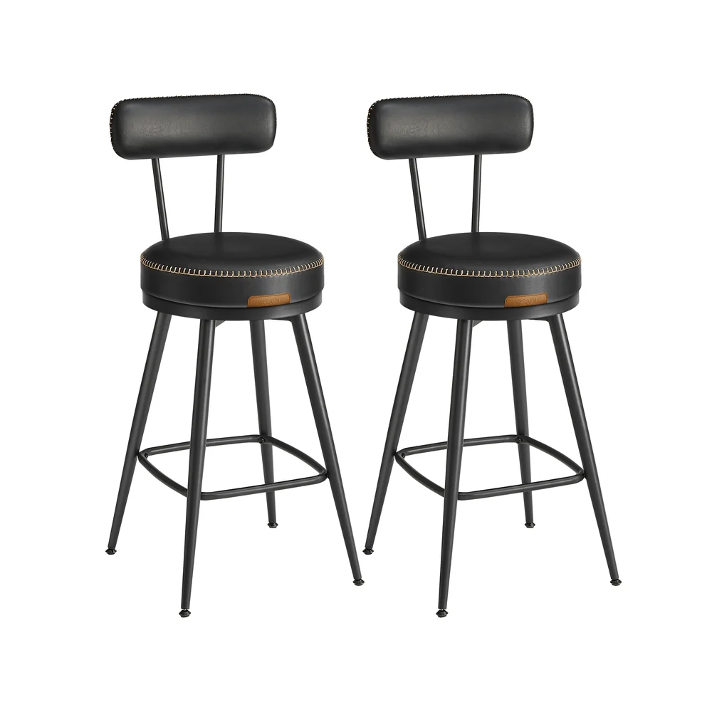 EKHO Collezione - Set da 2 Sgabelli da Cucina 65 cm