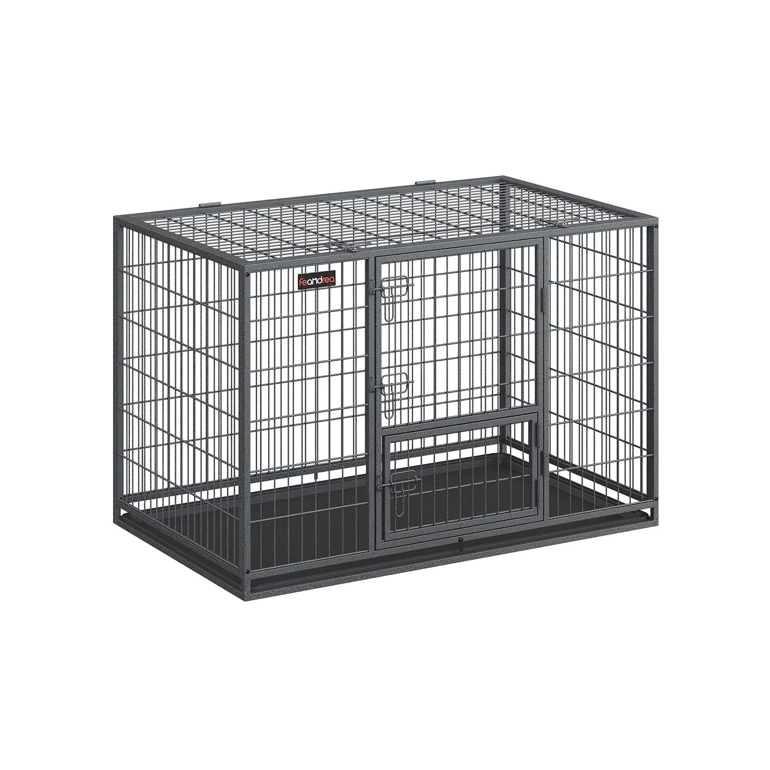 Gabbia per Cani di Taglia Media e Grande Doppia Porta Rimovibile - Image 5