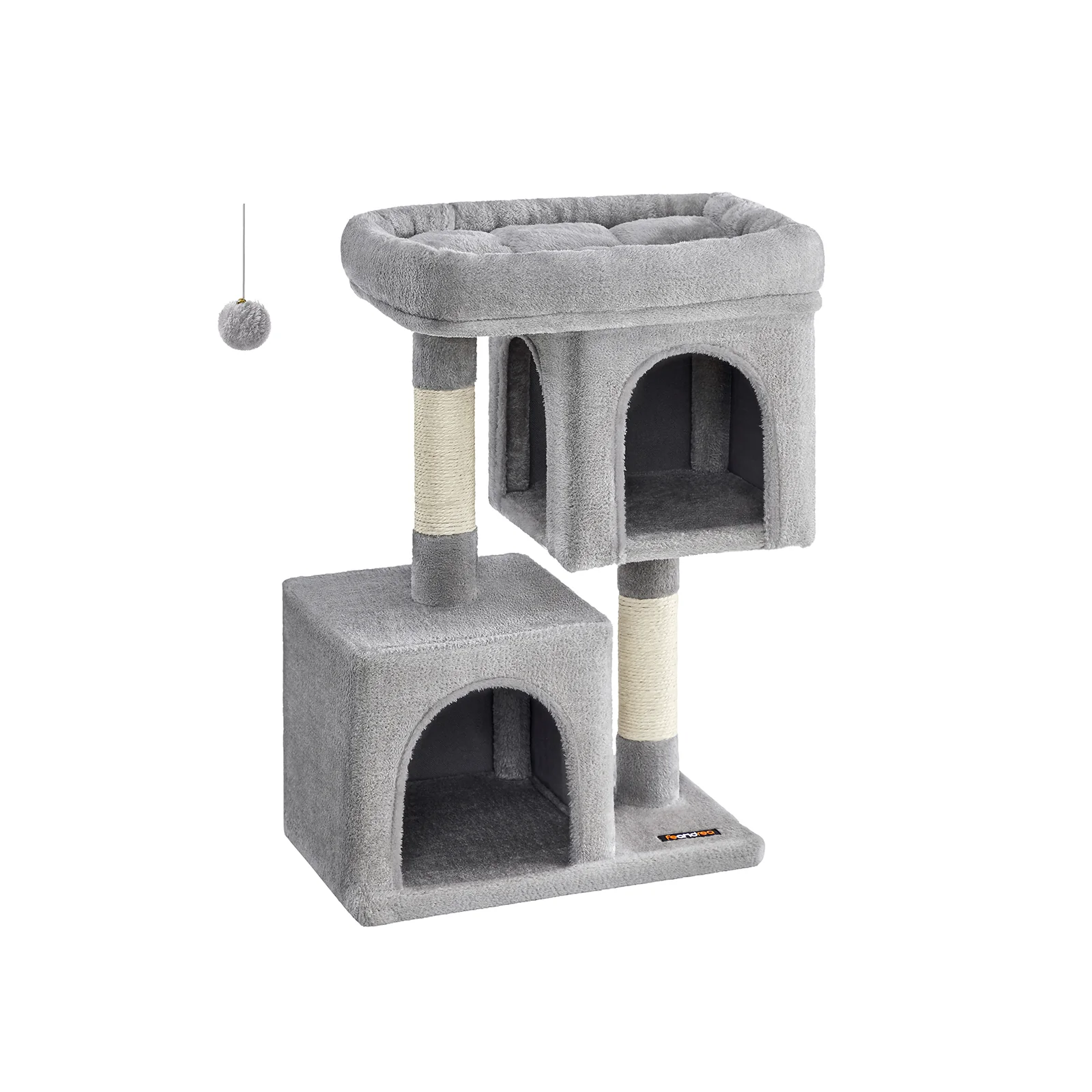 Tiragraffi per Gatti con Pali Ricoperti di Sisal - Image 6