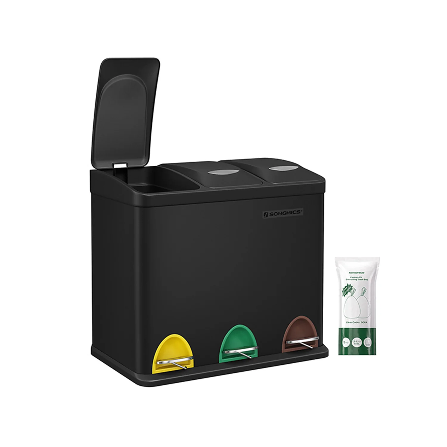 Cestino per Rifiuti da Cucina 3 x 8L - Image 2