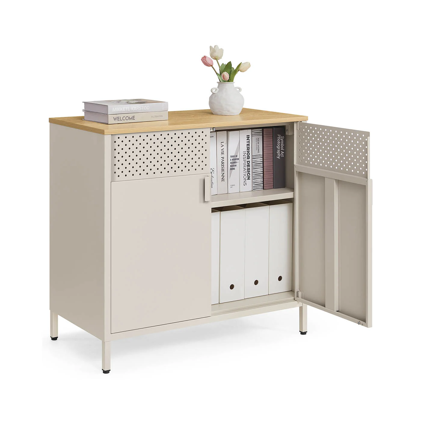 Credenza in Metallo con Ripiano Regolabile - Image 4