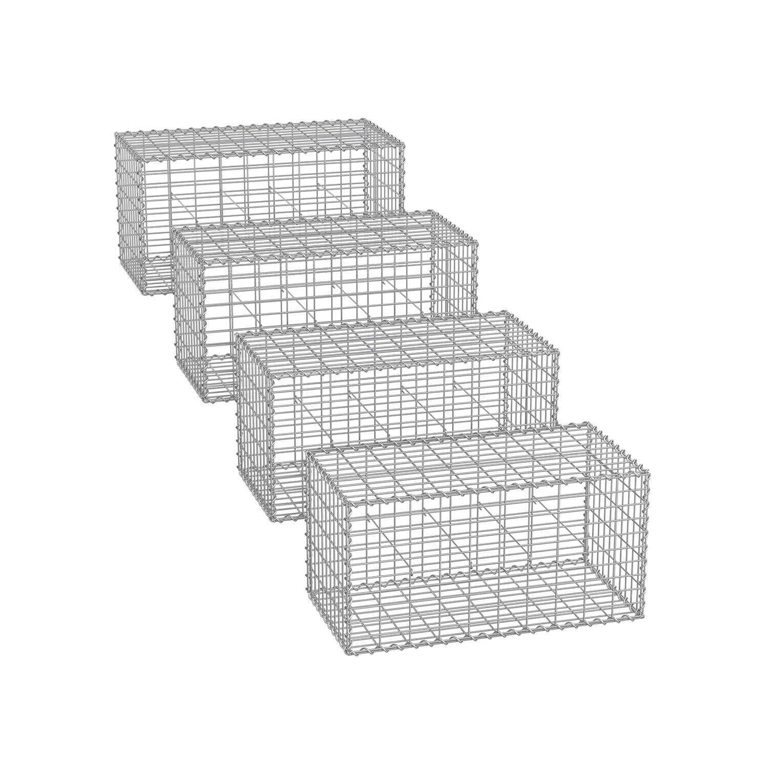 Gabbioni in Metallo Zincato per Decorazioni da Giardino - Image 4