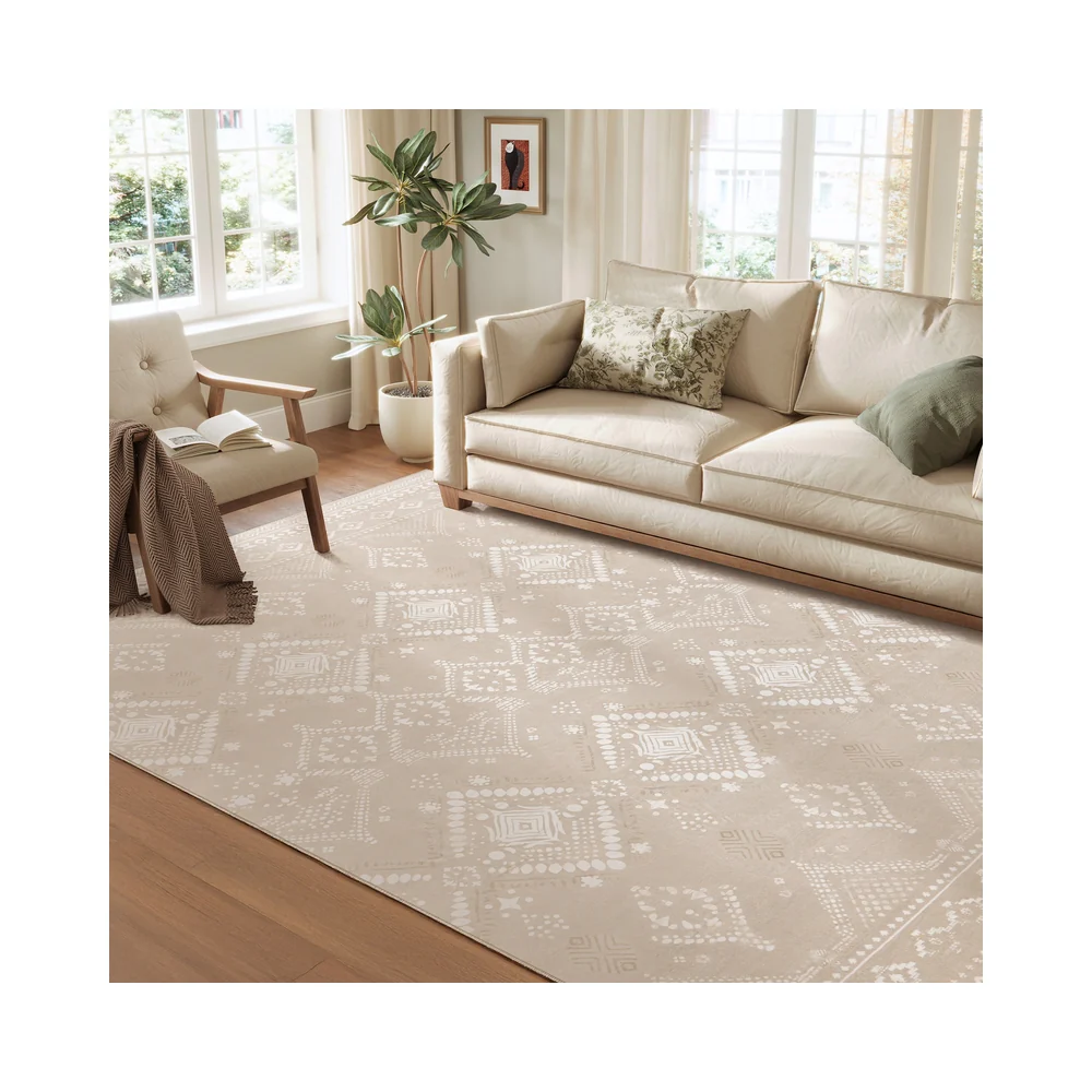 Tappeto antiscivolo aggiunge comfort e stile boho al soggiorno - Image 2