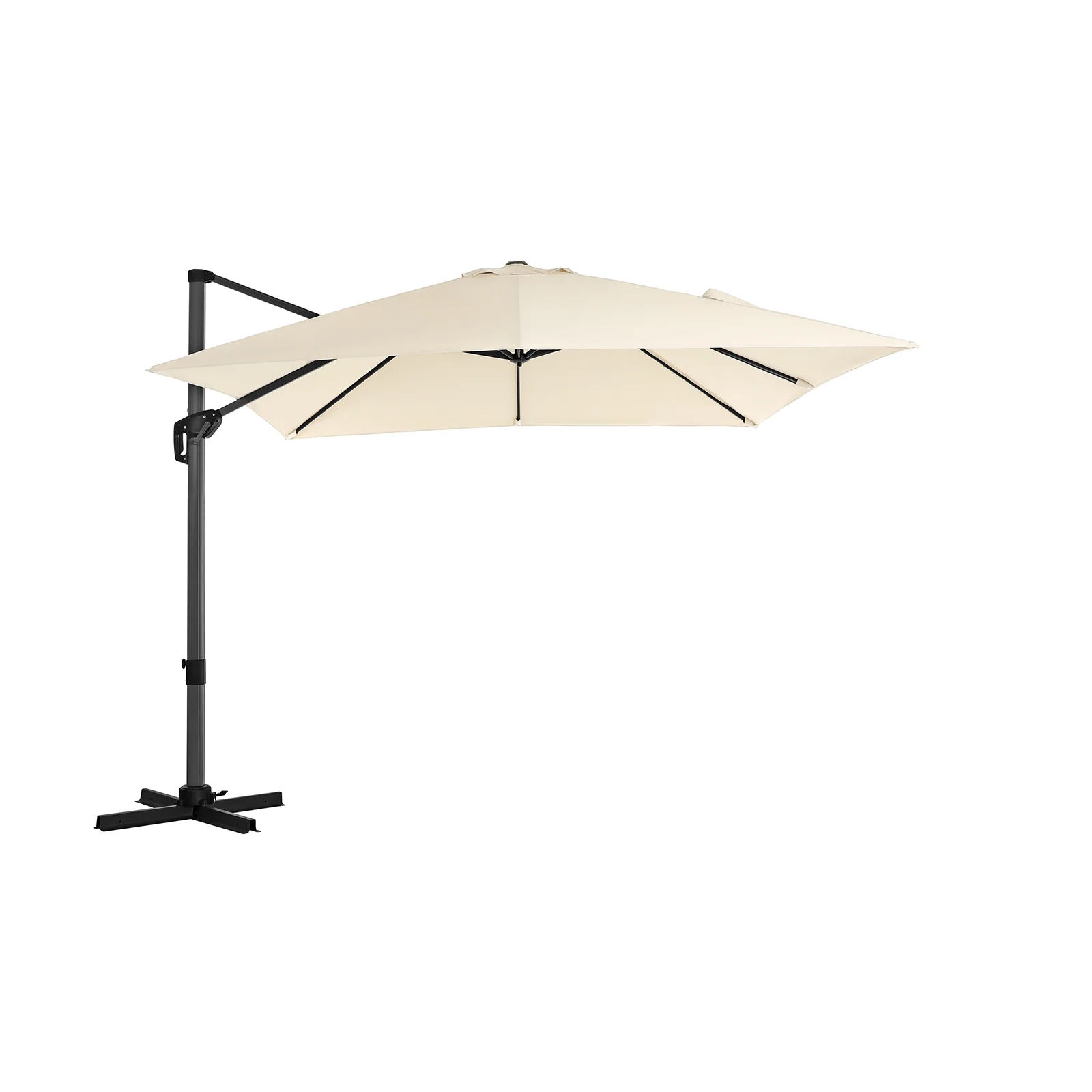 Ombrellone da Giardino Quadrato Beige