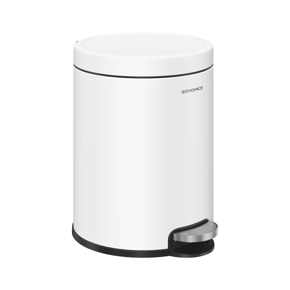 Pattumiera da bagno a pedale con chiusura silenziosa - Image 4