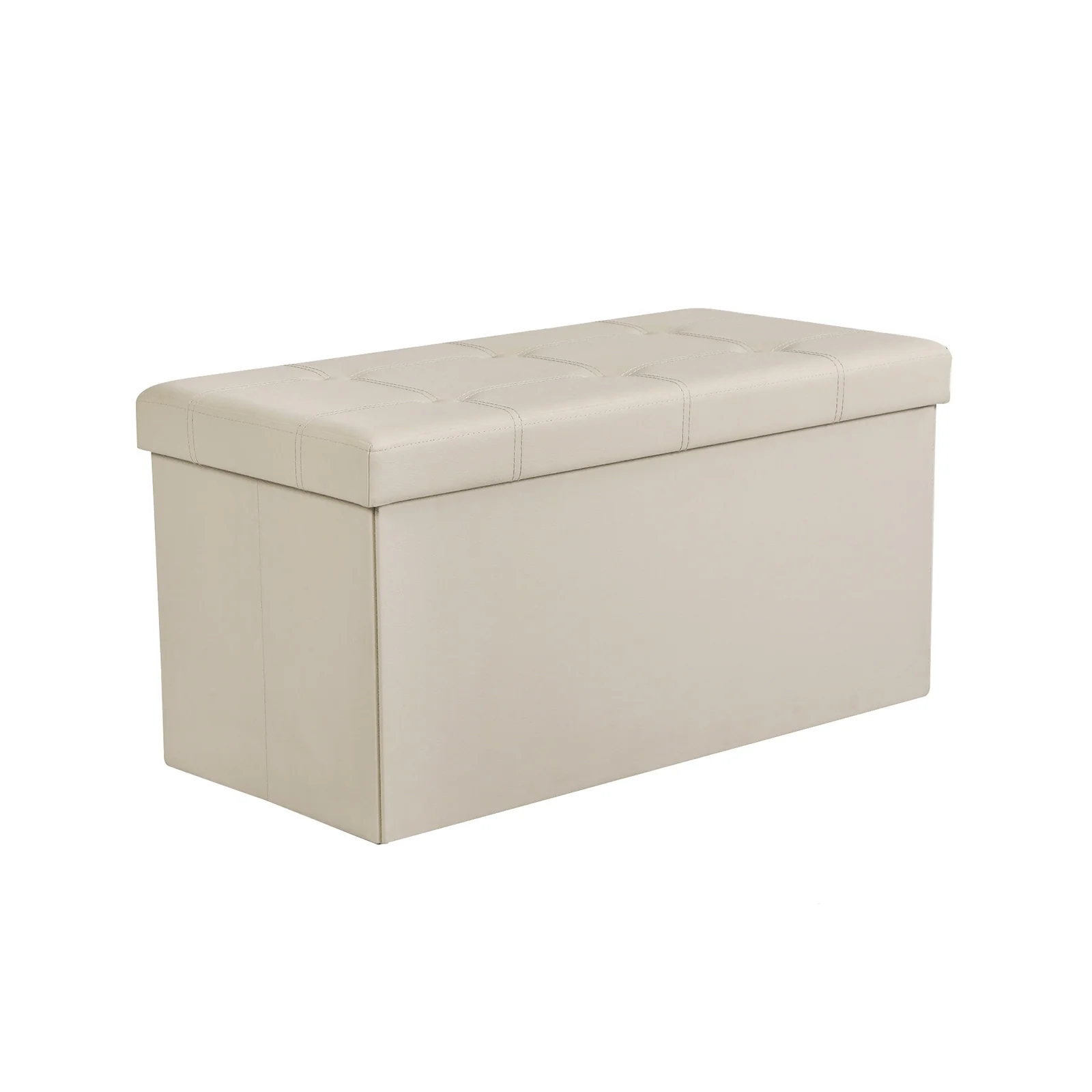 Pouf Cassapanca Pieghevole con Contenitore di 80 L - Image 2