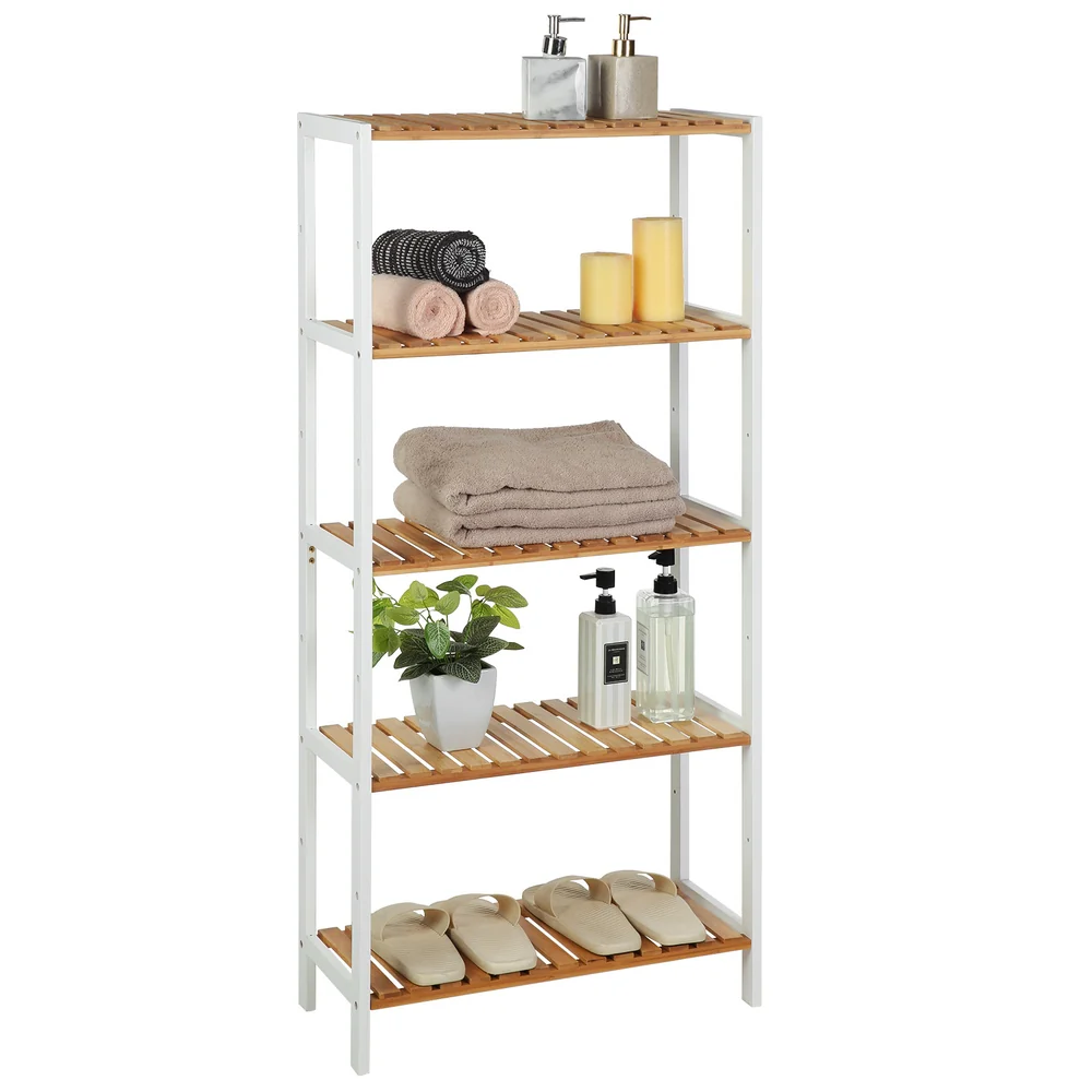 Scaffale da Bagno e da Cucina in Bambù - Image 3