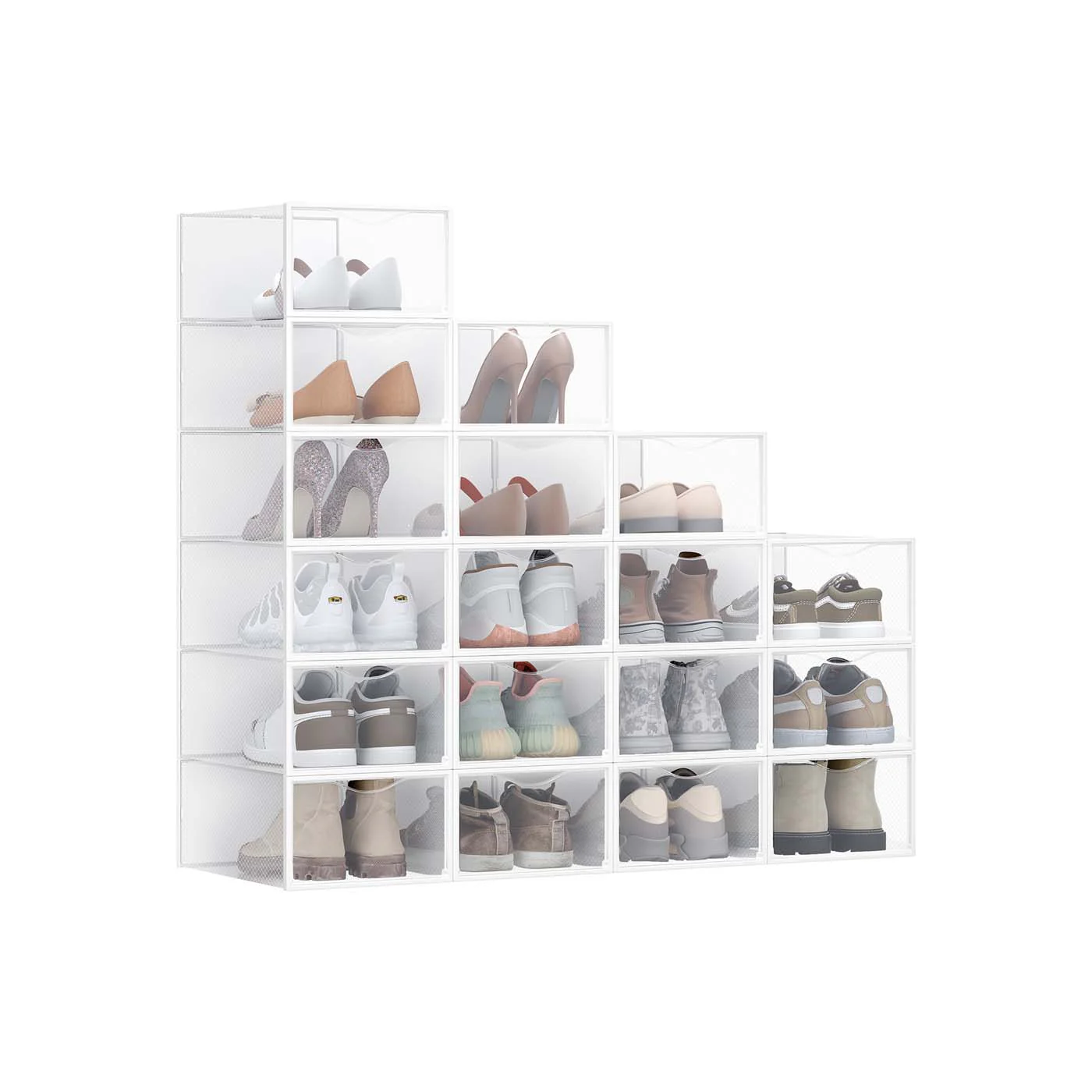 Scatole per scarpe in plastica impilabili - Image 2