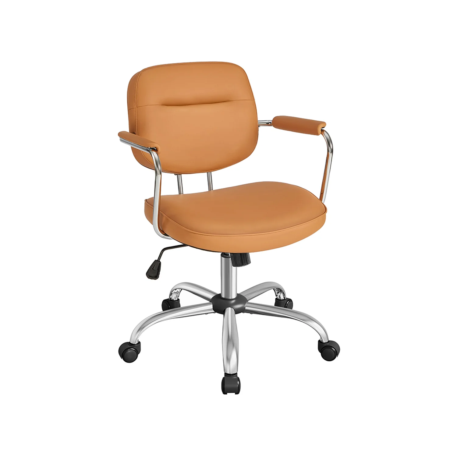 Sedia da Ufficio Girevole Regolabile Ergonomico con Braccioli Nero Inchiostro - Image 3
