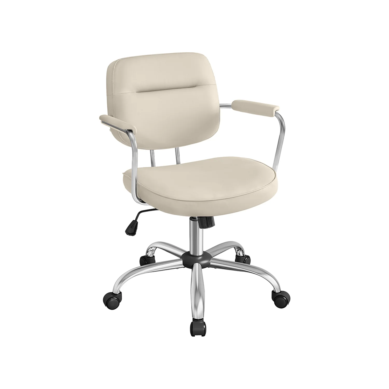 Sedia da Ufficio Girevole Regolabile Ergonomico con Braccioli Nero Inchiostro - Image 6