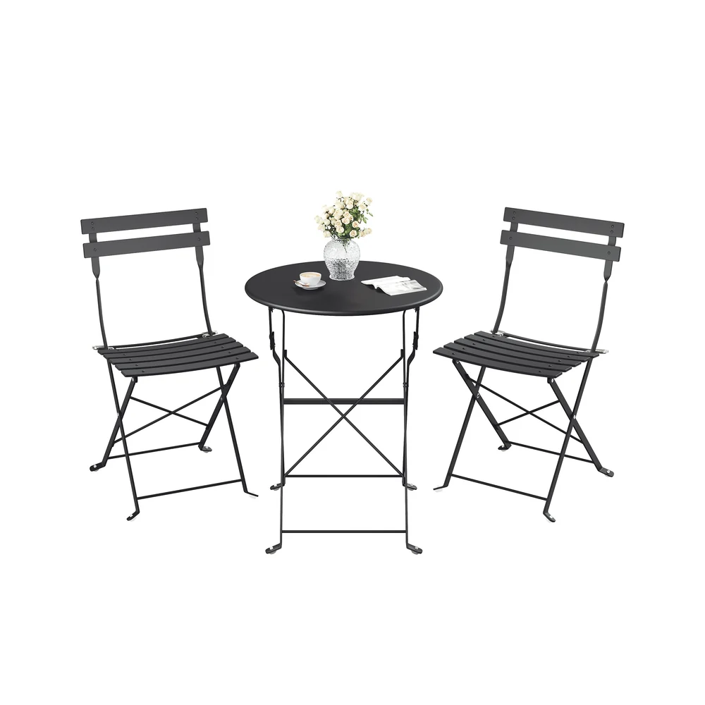 Set da Giardino Pieghevole per Balcone e Terrazza - Image 2