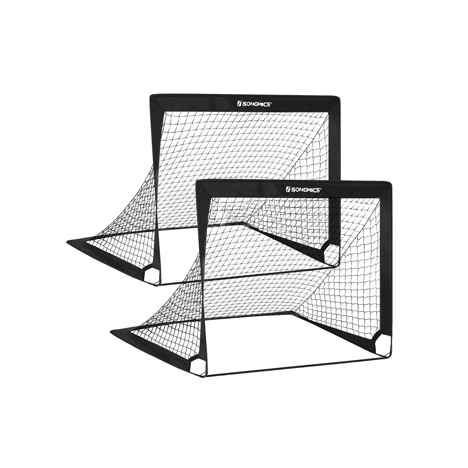 Set di Porte da Calcio Pieghevoli per Bambini Montaggio Veloce