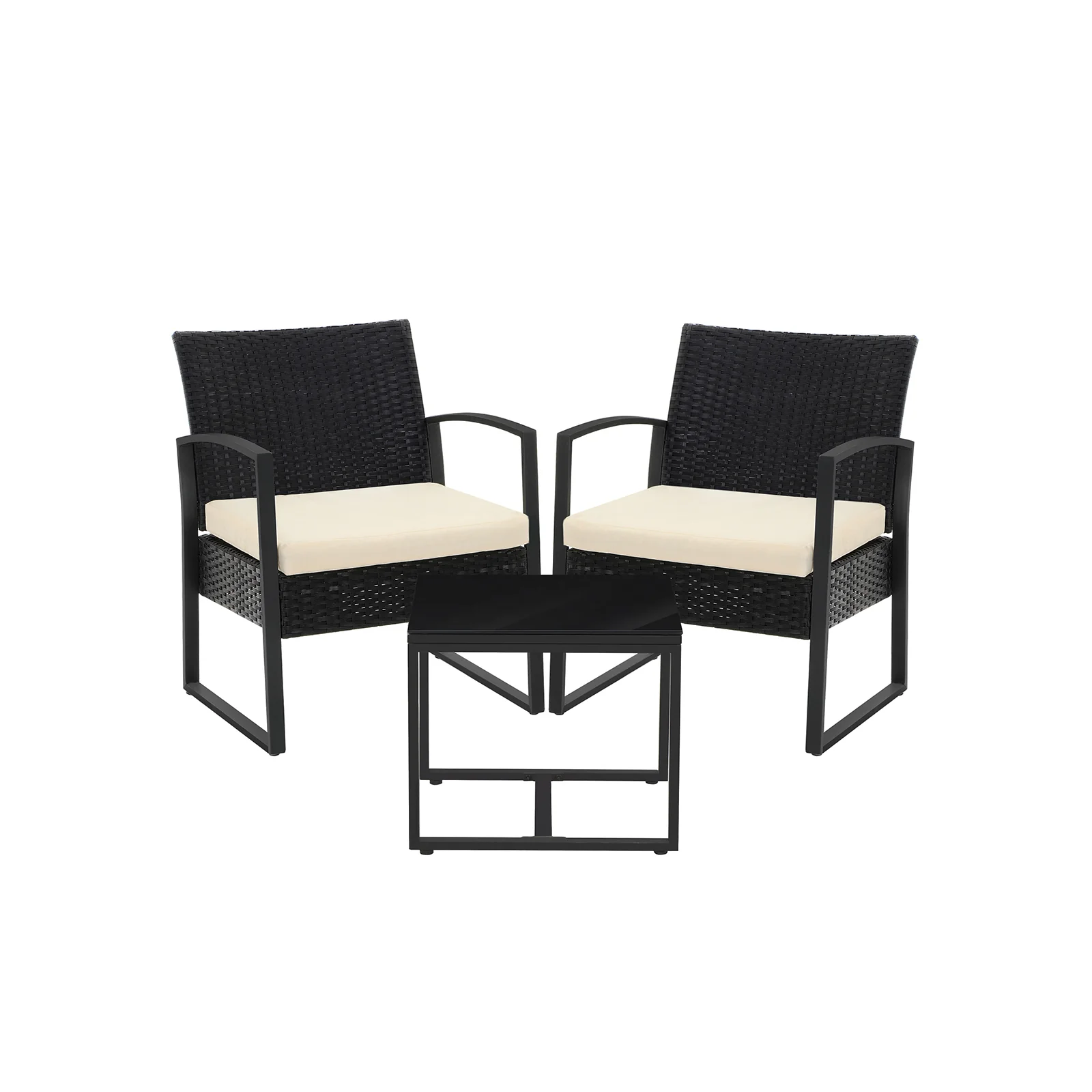 Set di Mobili da Giardino in Rattan PE