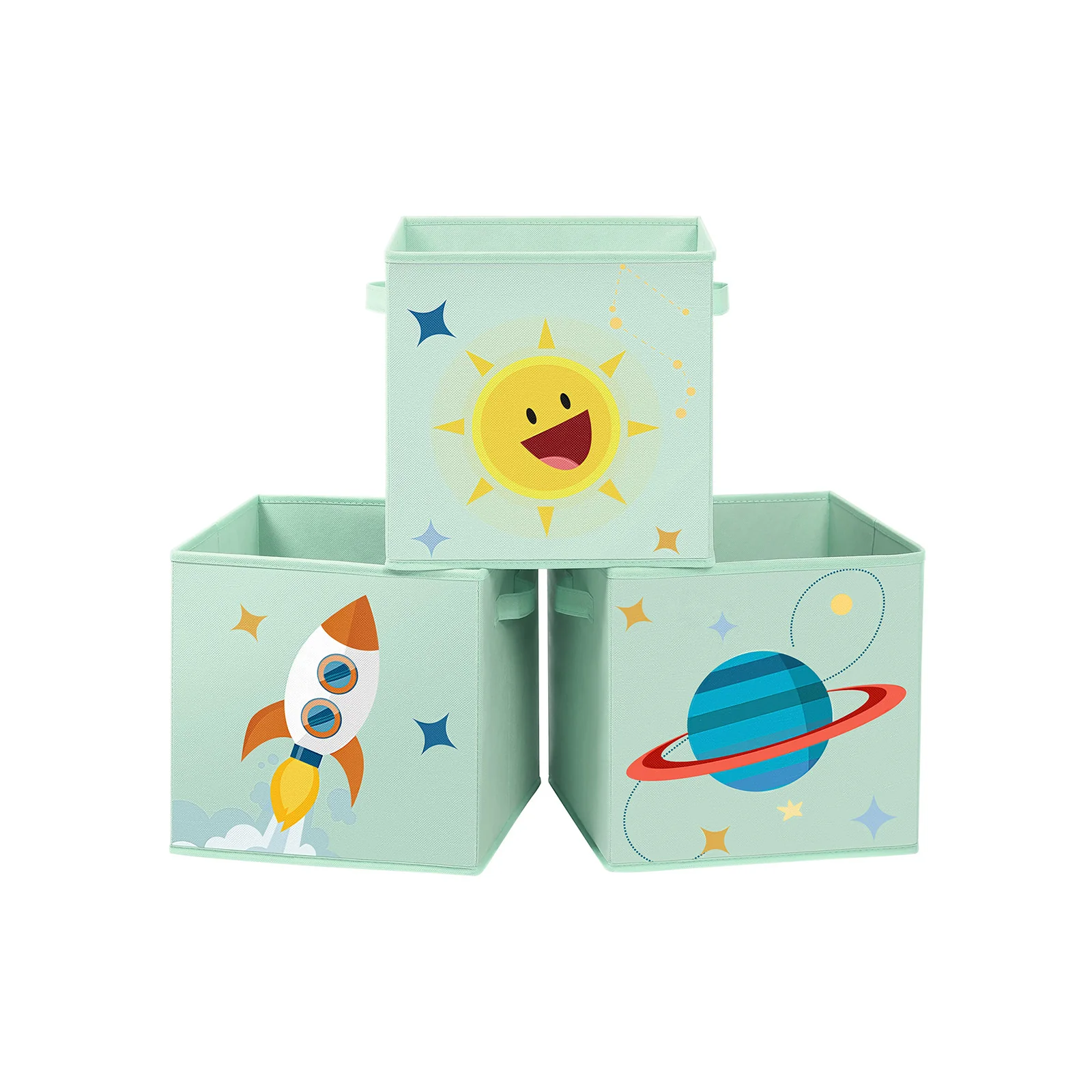 Set di 3 Scatole Portaoggetti Organizzatori per Giochi - Image 2