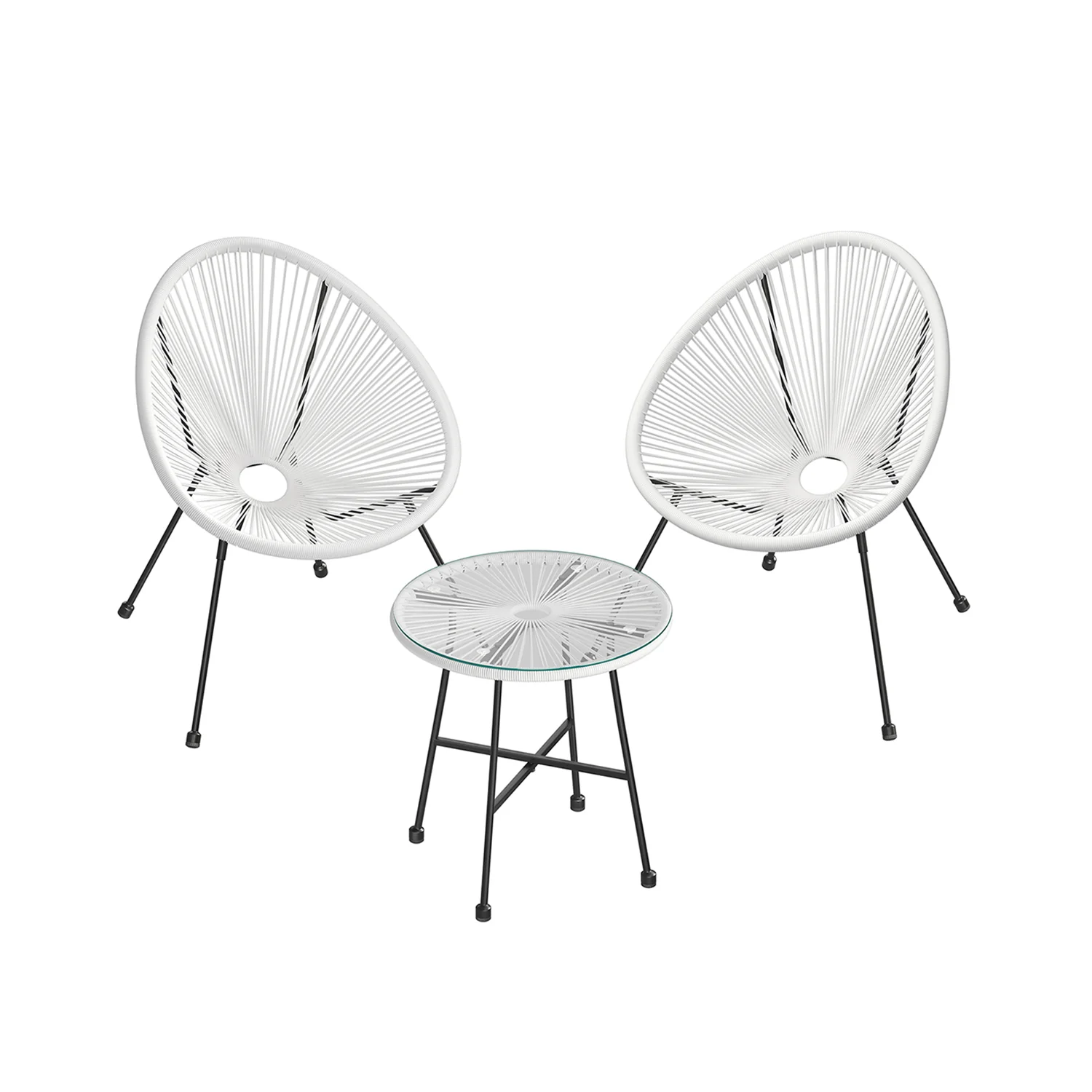 Mobili da Giardino con Sedia Acapulco e Tavolino - Image 3