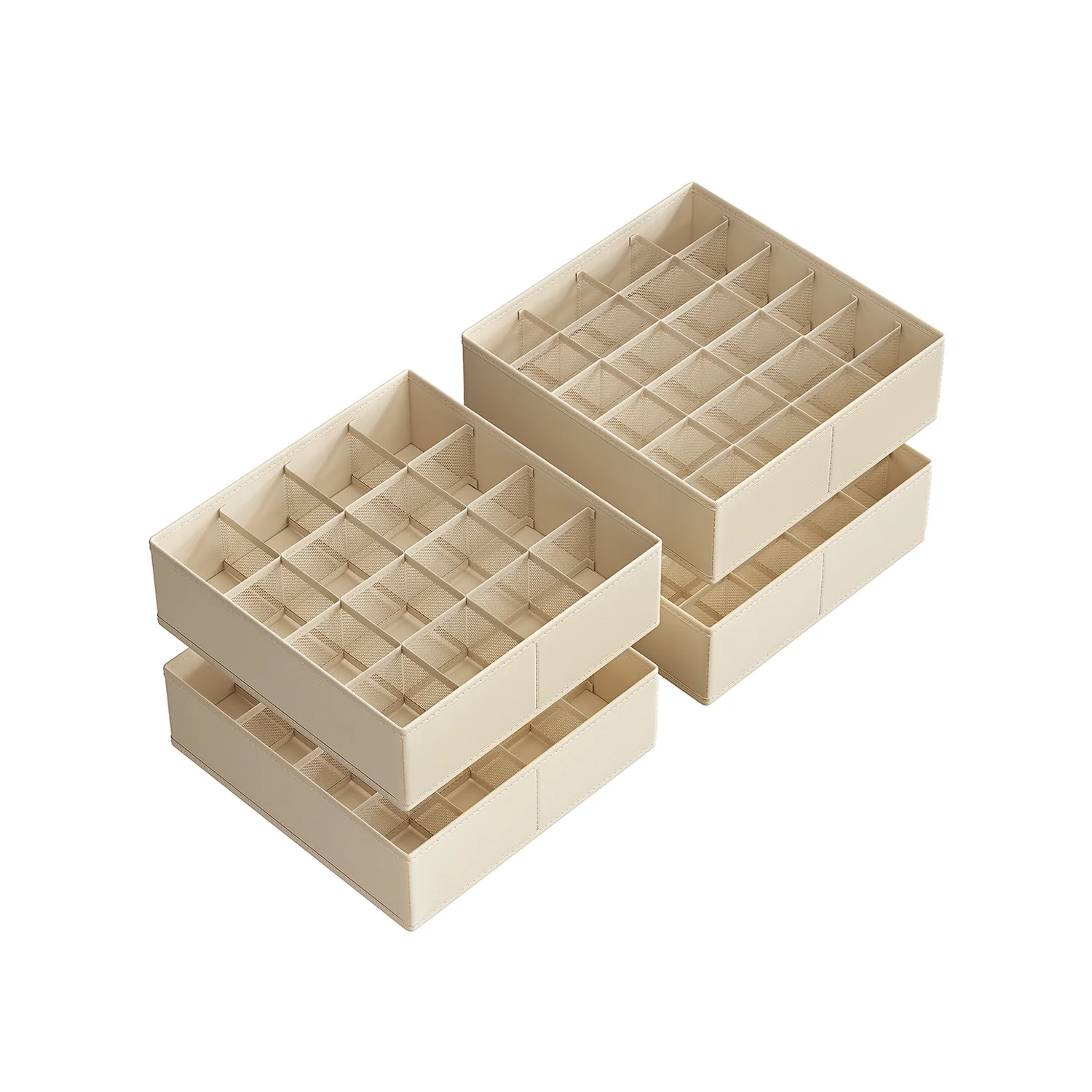 Set di Organizzatori per Cassetto Armadio per Calze Pieghevoli - Image 2