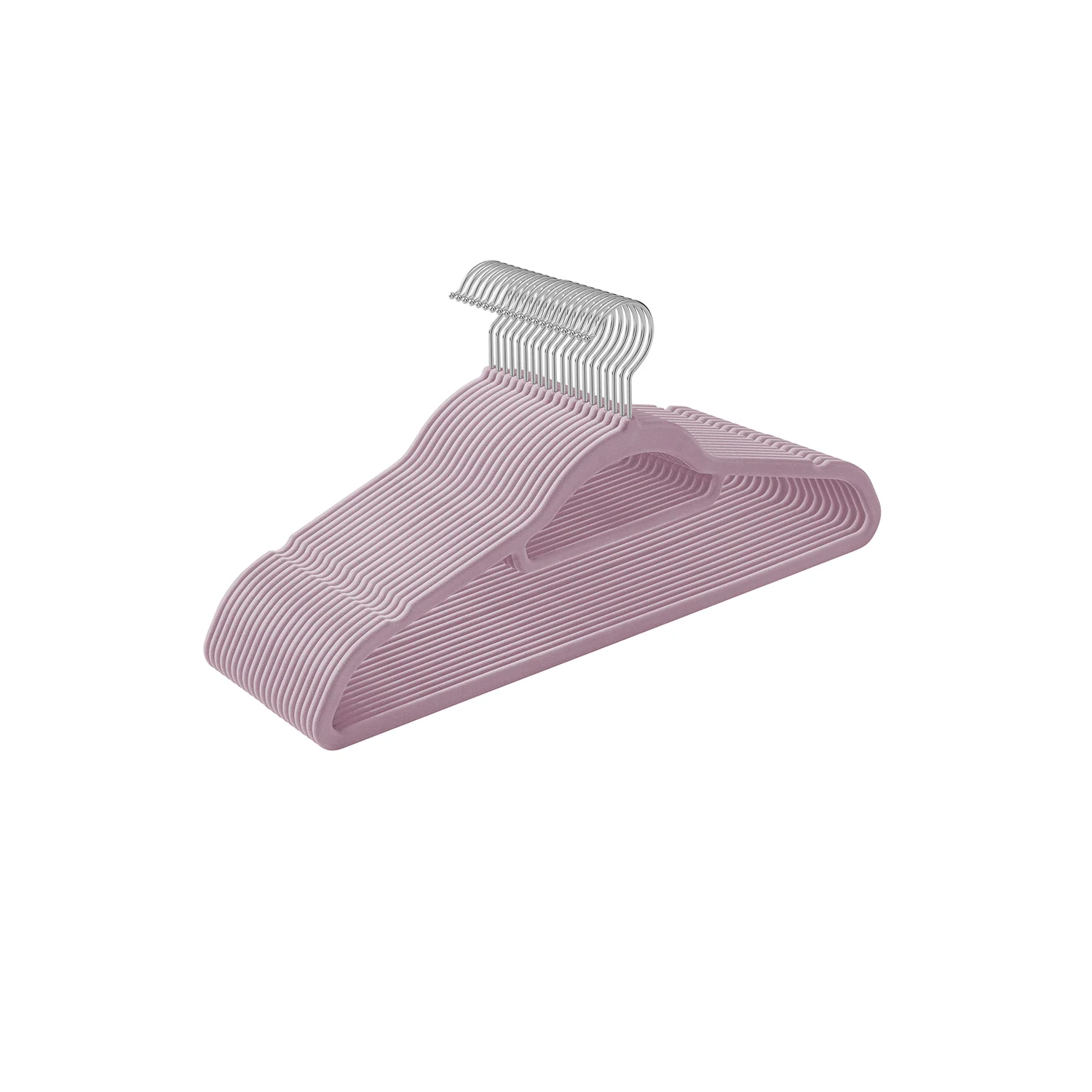 Set di Grucce Vellutate con Superficie di Velluto Antiscivolo - Image 4