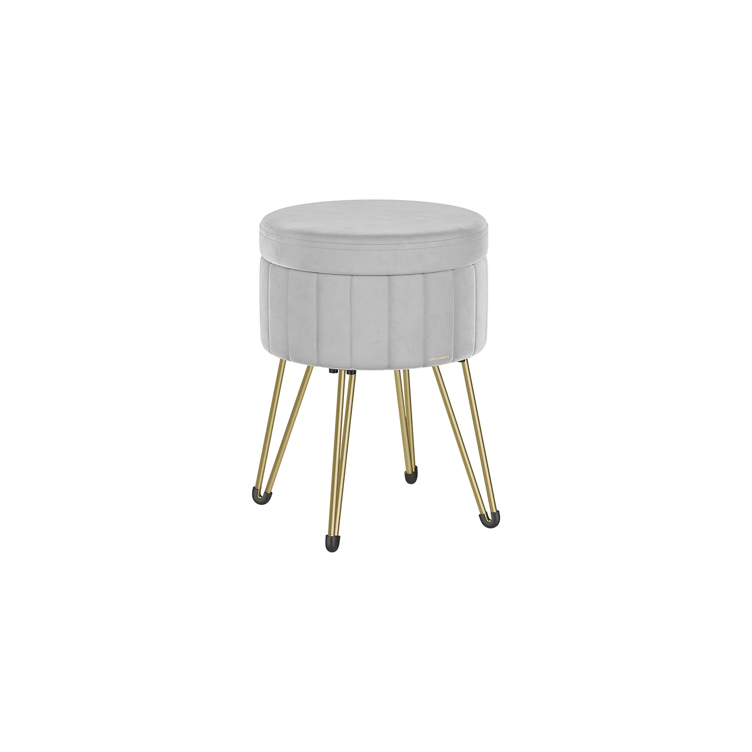 Sgabello Pouf Contenitore Cassapanca Rotonda - Image 2