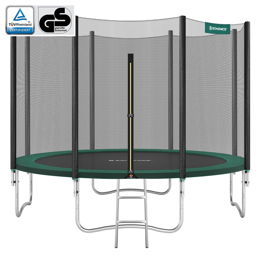 Trampolino da Giardino con Recinto di Sicurezza Coperta per Molle - Image 8