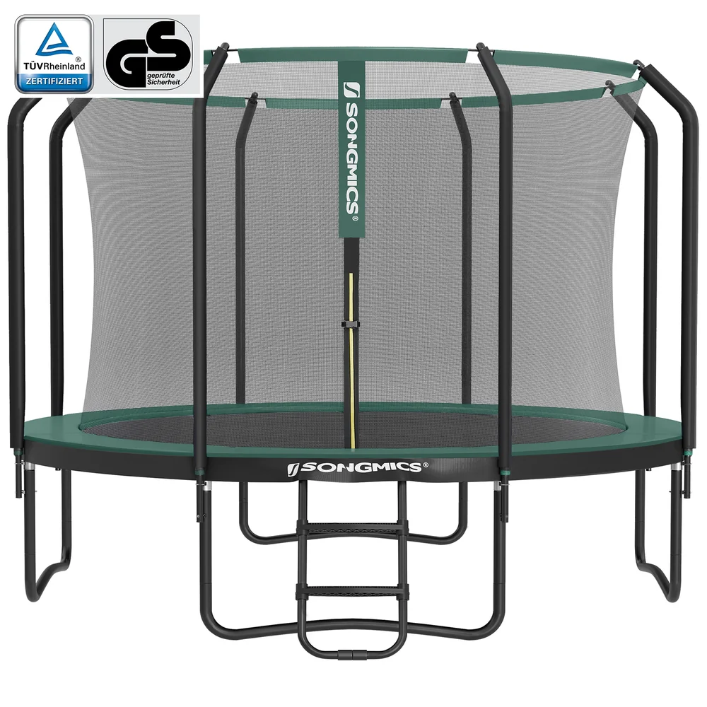 Trampolino da Giardino Rotondo con Rete di Sicurezza Interna