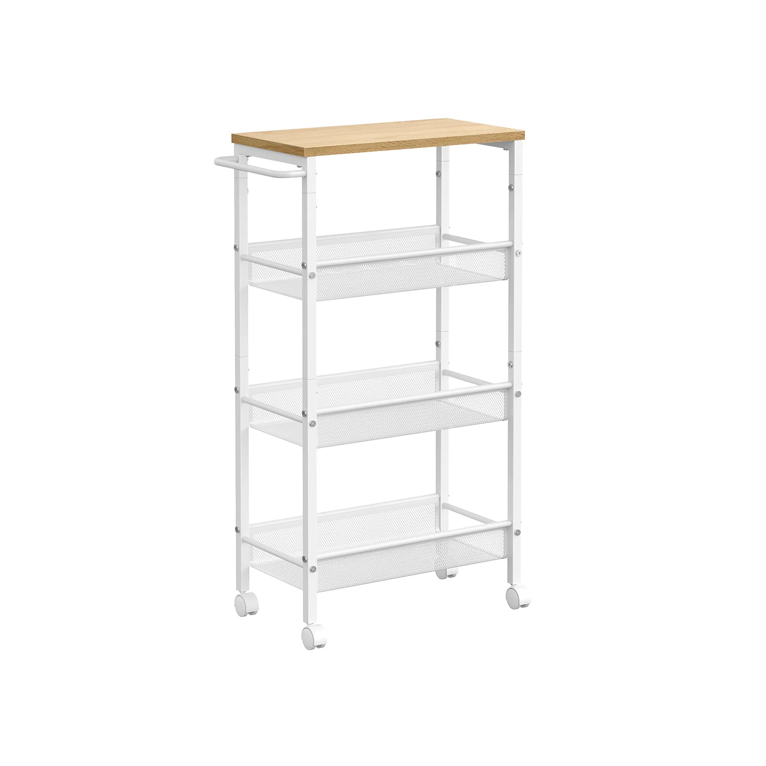 Carrello a 4 Ripiani con Ruote - Image 2