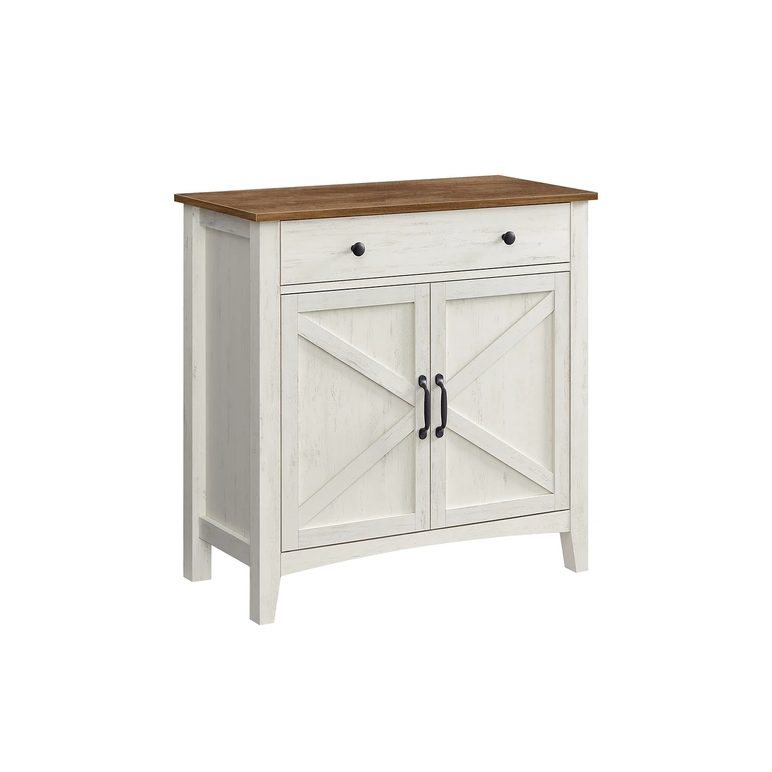 Credenza Cucina Bianco e Noce