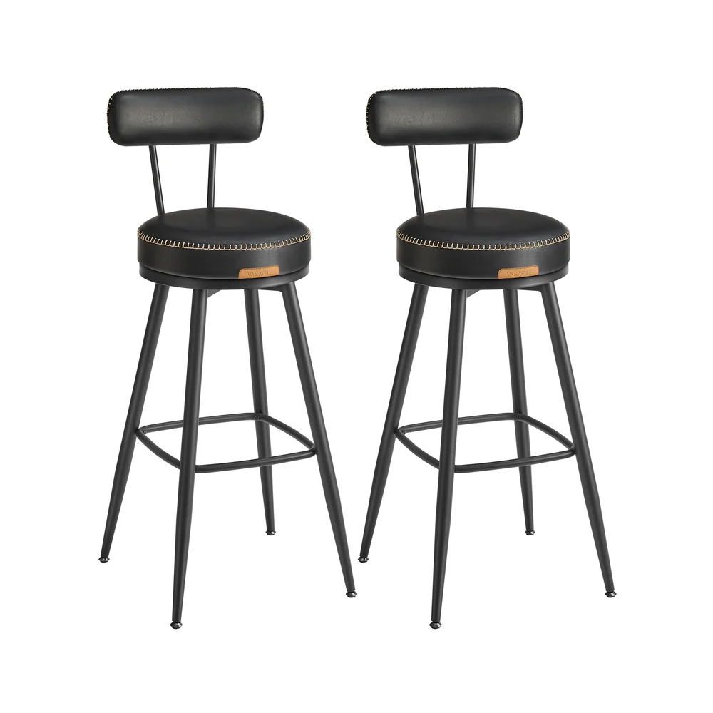 EKHO Collezione Sgabelli Cucina Girevoli con Schienali - Image 2
