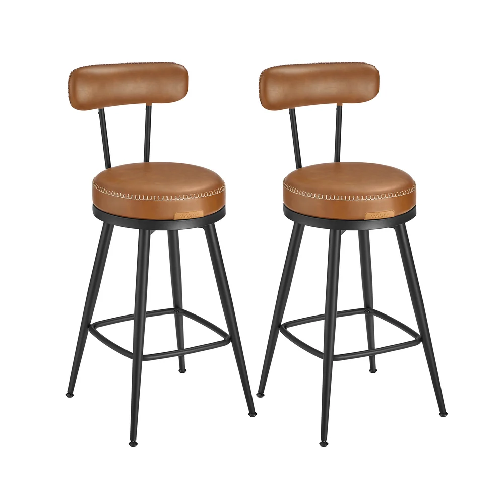 EKHO Collezione Sgabelli Cucina Girevoli con Schienali - Image 3