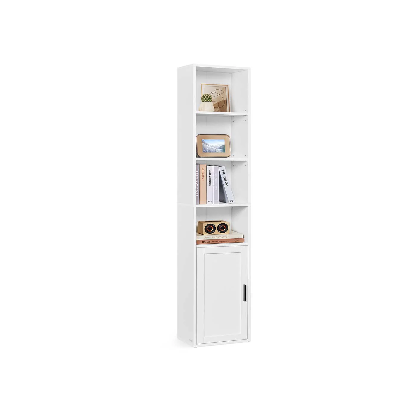 Libreria verticale a 6 ripiani con anta - Image 2