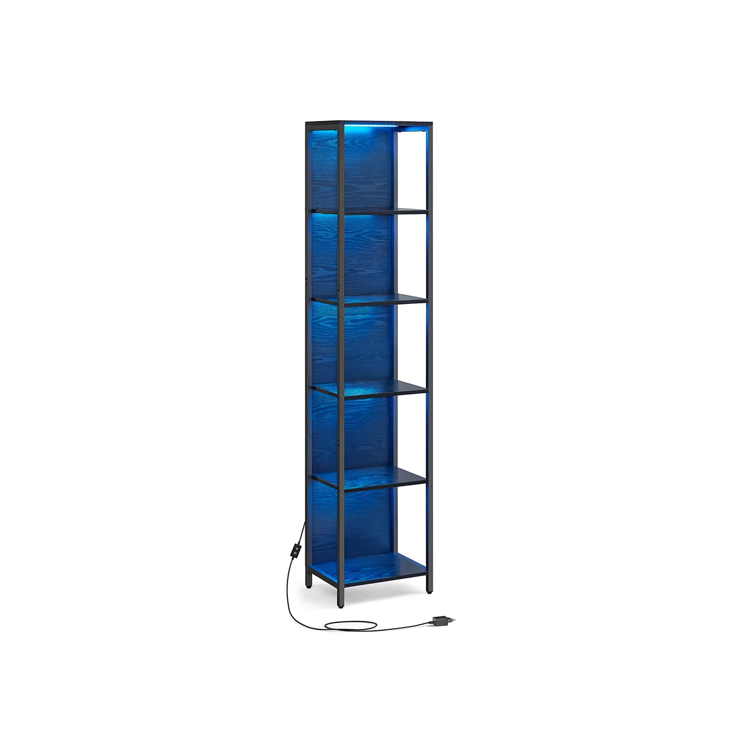 Scaffale a 6 Ripiani con Luce LED - Image 2