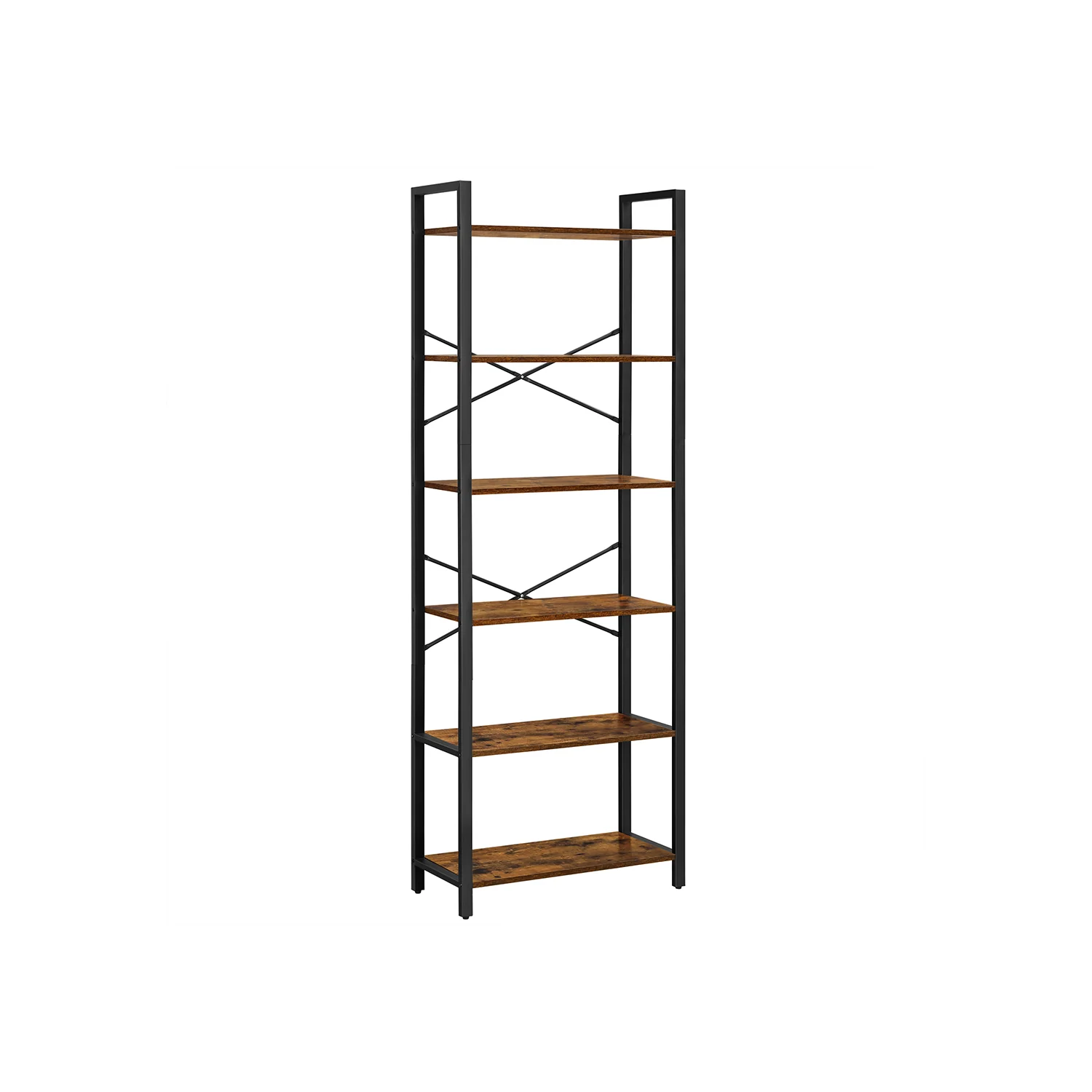 Scaffale a 6 Ripiani con Struttura in Acciaio