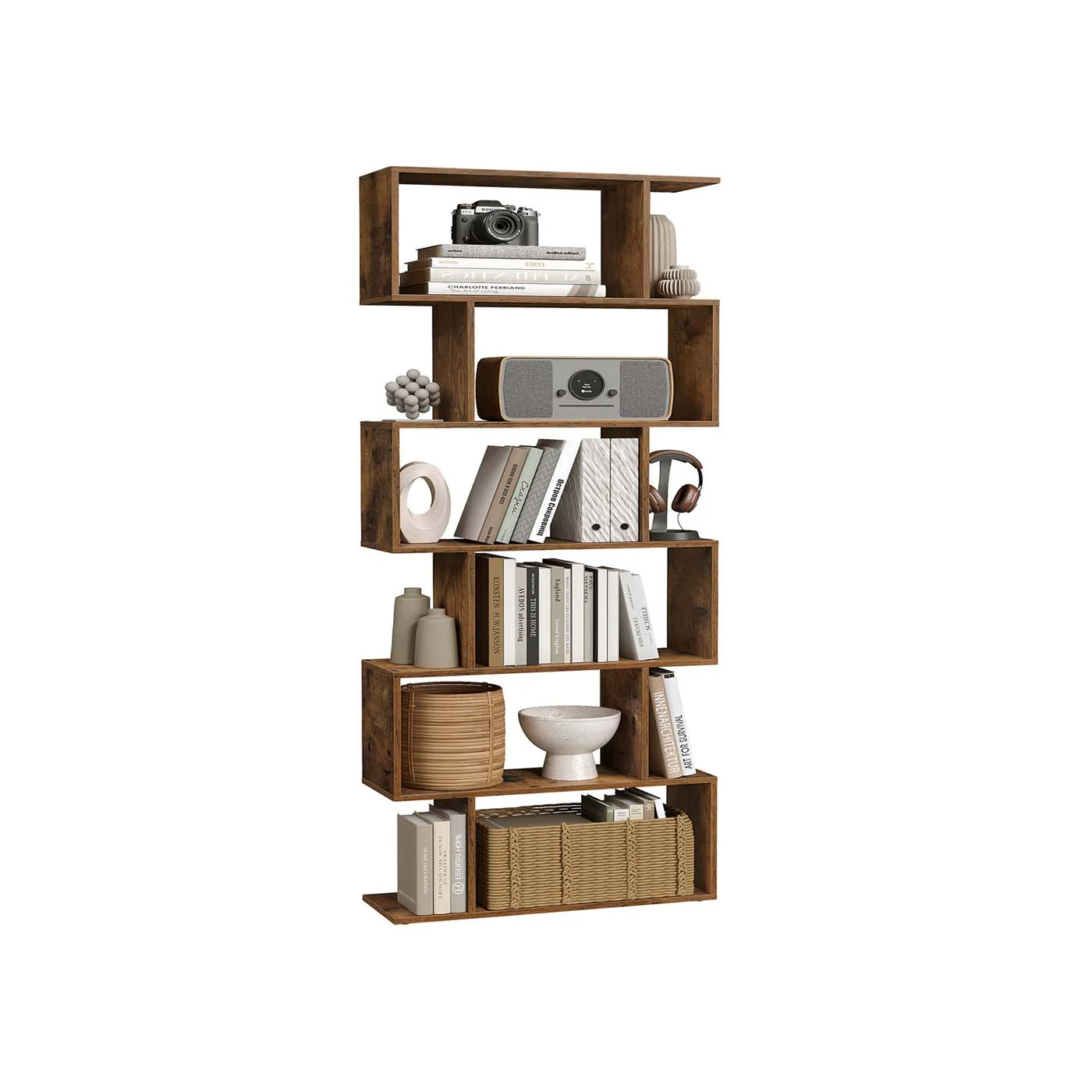 Libreria Scaffale da Terra Decorativa per Soggiorno Camera da Letto - Image 3