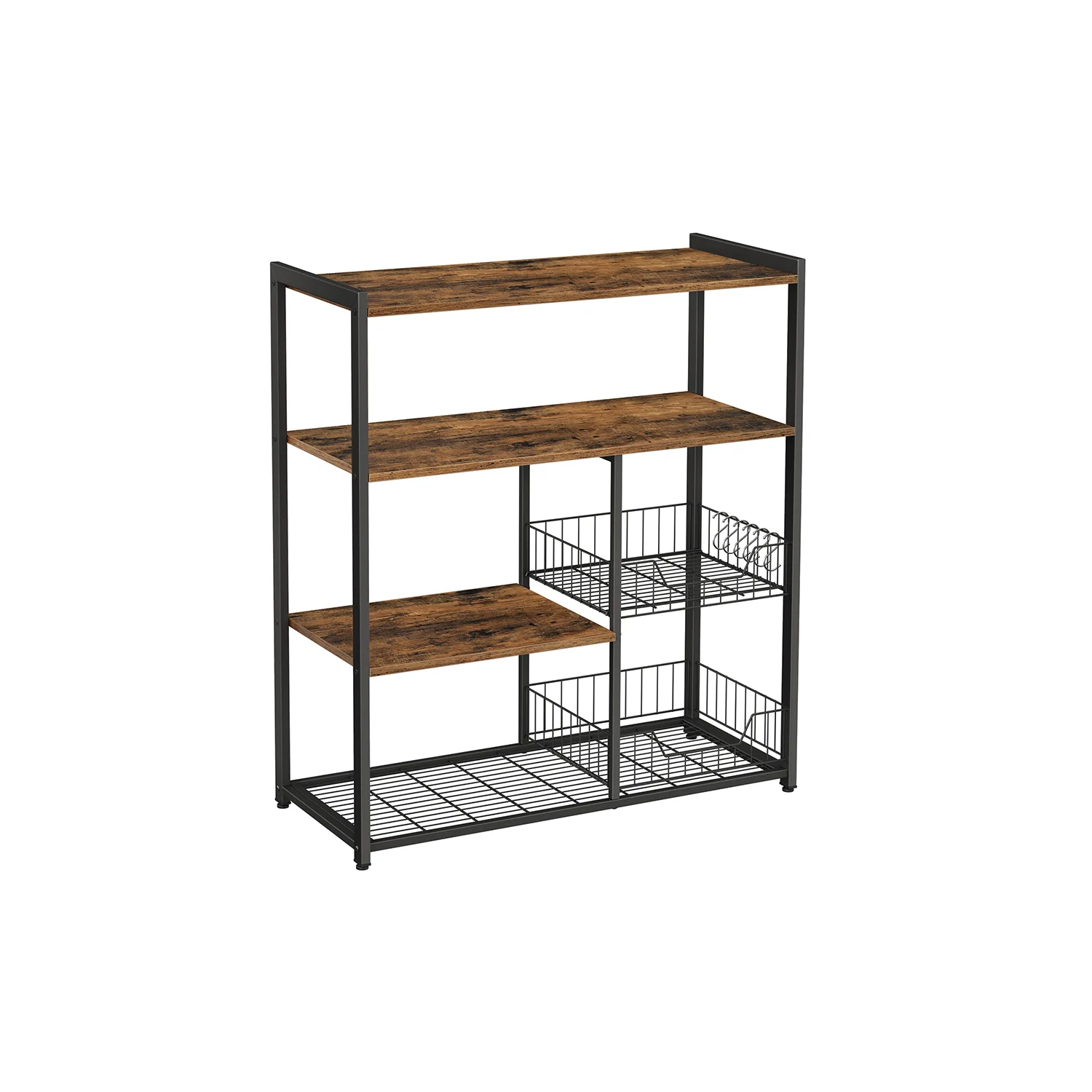 Scaffale da Cucina con Cassetti a Rete