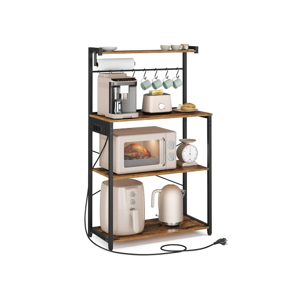 Scaffale da cucina con ripiani e ganci per elettrodomestici - Image 3