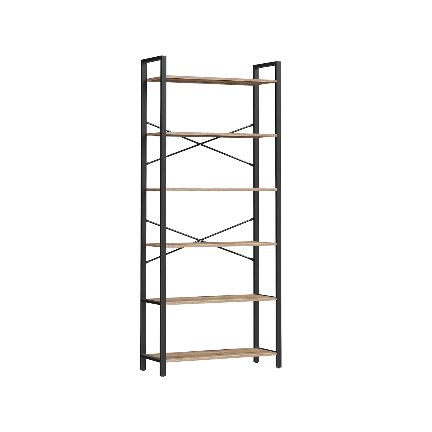 Scaffale Libreria Alta e Capiente con Struttura in Acciaio - Image 4