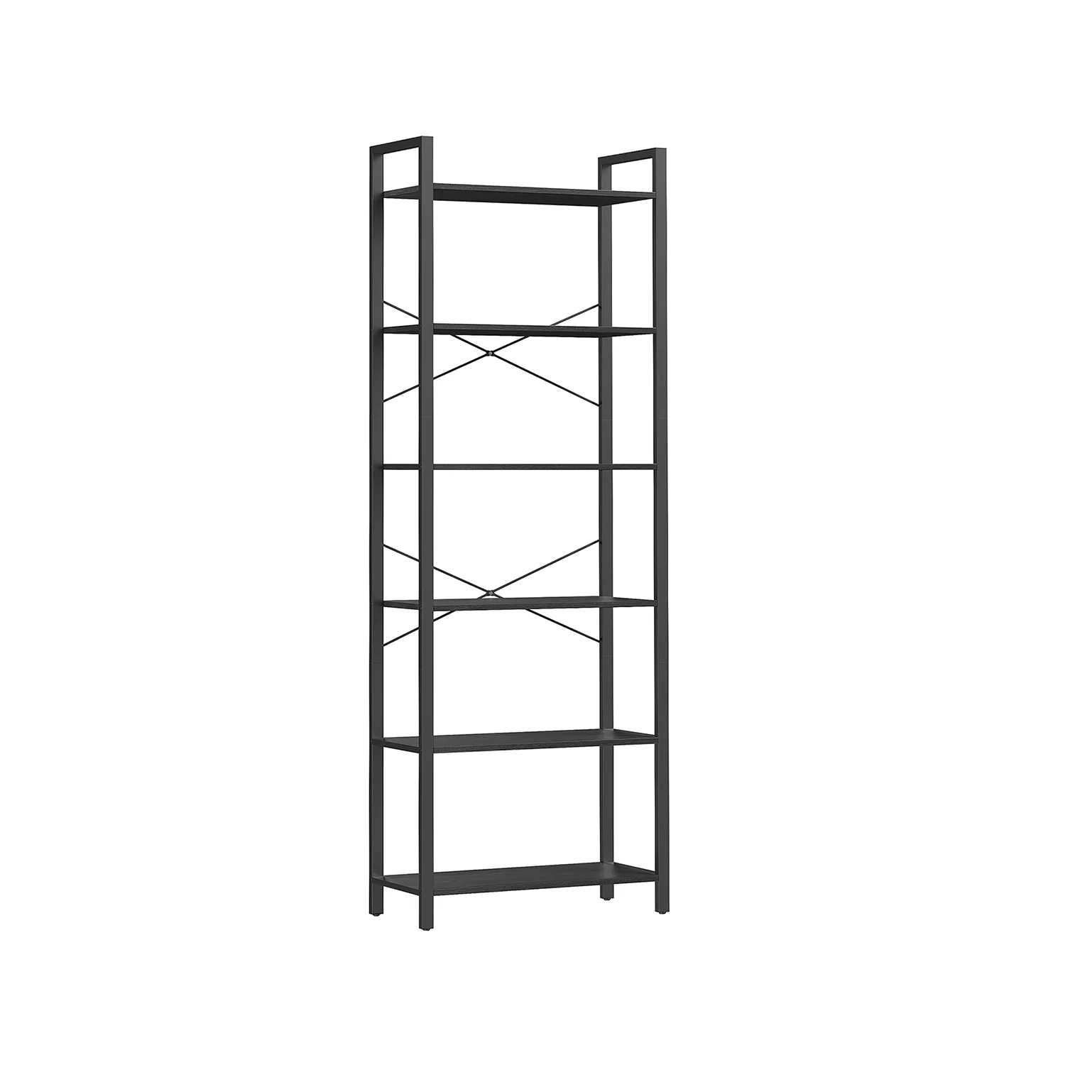 Scaffale Libreria Alta e Capiente con Struttura in Acciaio - Image 6