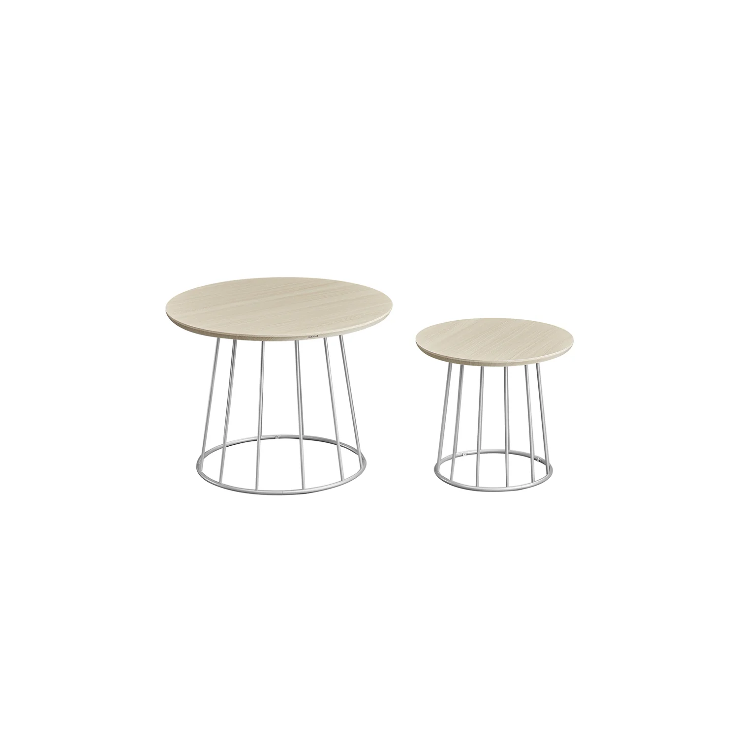 Set di 2 Tavolini da Caffè Rotondi - Image 4